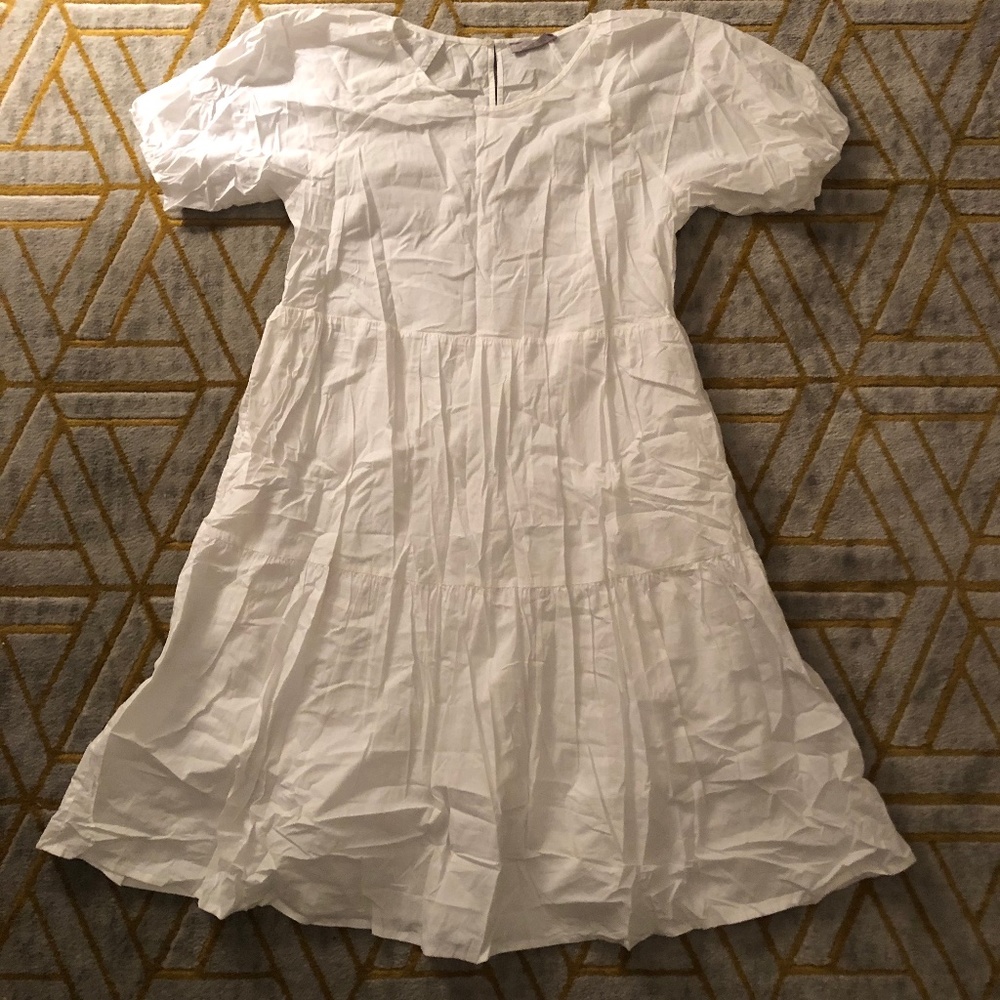 Everlane puff sleeve dress